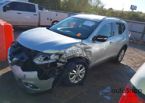 2015 Nissan Rogue Sv z USA, uszkodzony, nr VIN KNMAT2MV9FP507220